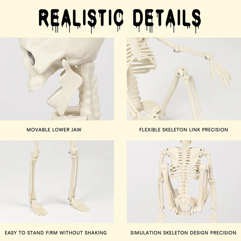 Скелет человека в форме на Хэллоуин 40 см
