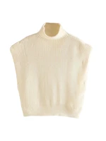 new women knit sweater vest wide shoulder sweater women pullover high street warm knitted tank tops