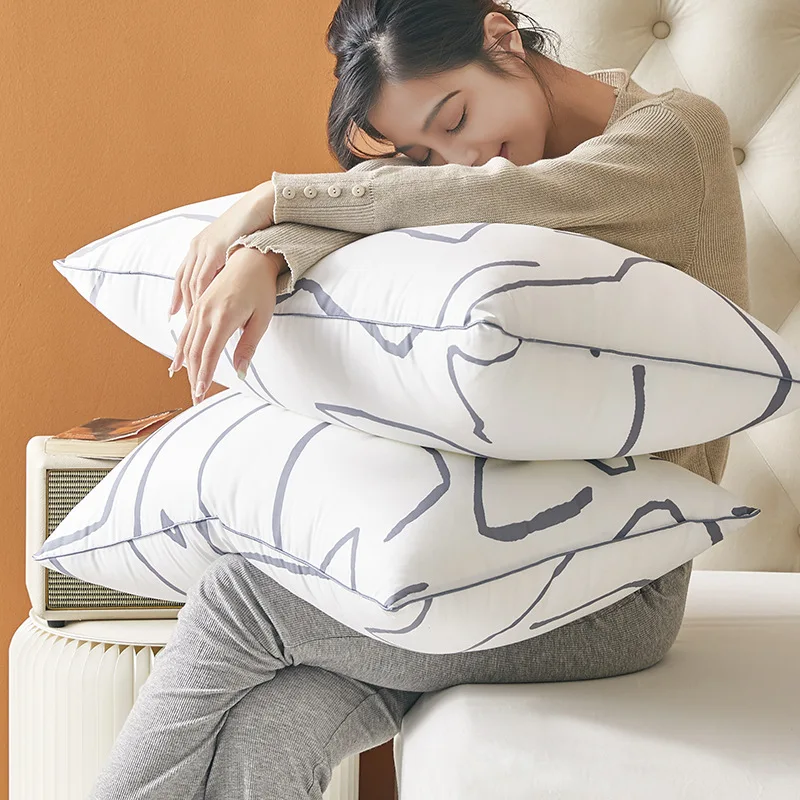 

100% Бархатная подушка с перьями, Подушка для сна в спальню, многофункциональная подушка, волоконная Подушка для спины, поясная подушка, подушка для ног