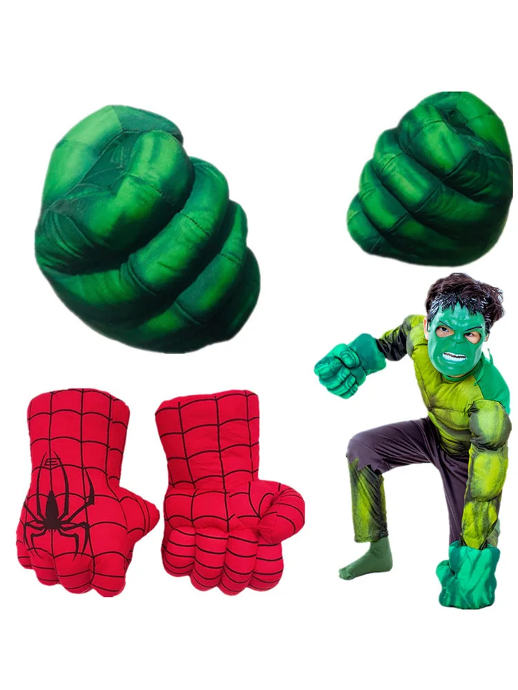 

Детские костюмы для косплея, танос, Капитан Америка, Человек-паук, Халк, детские перчатки супергероев на Хэллоуин, карнавал, подарок