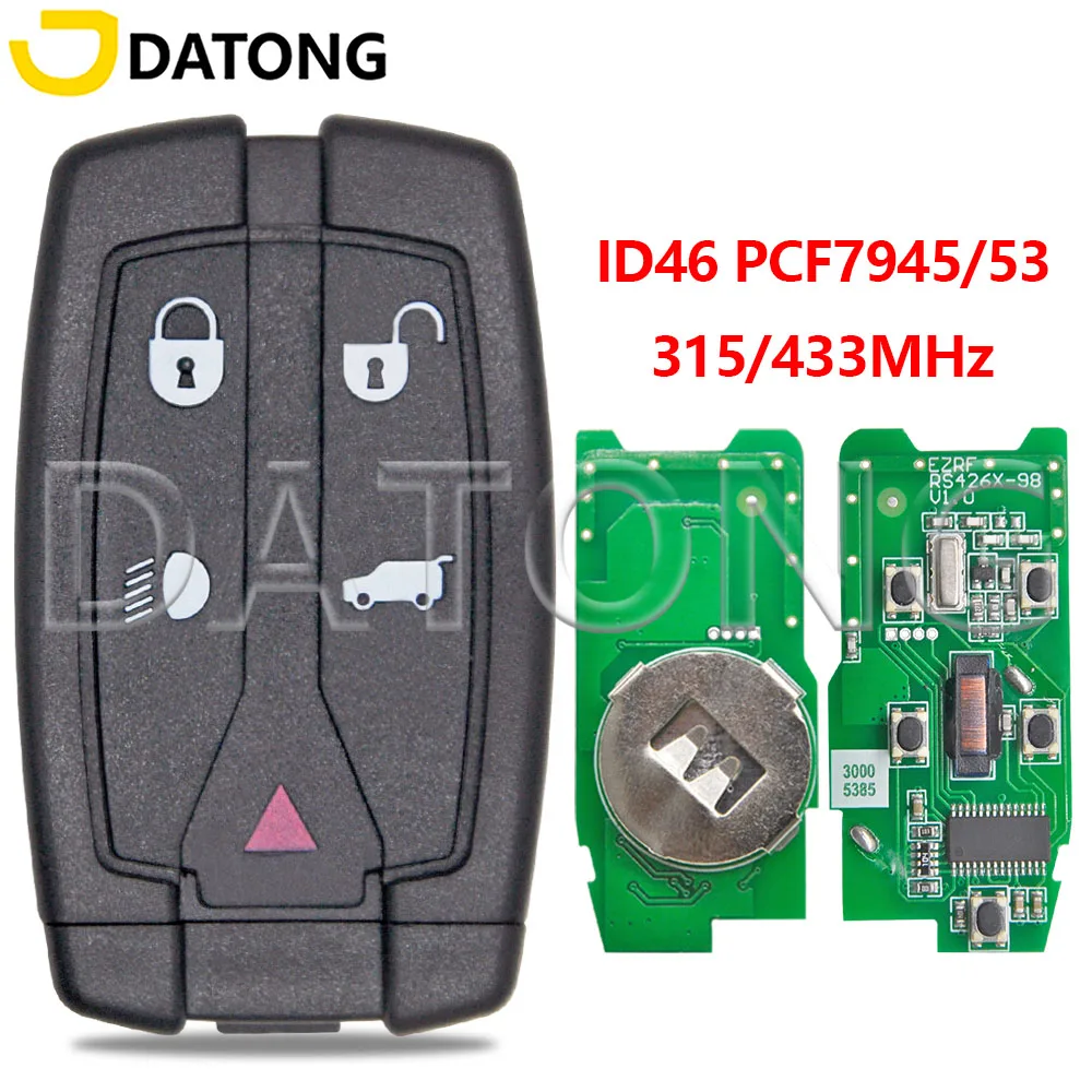

Datong World 315/433 МГц ID46 чип автомобильный ключ дистанционного управления для Land Rover Freelander 2 3 LR2 Ranger Rover Sport
