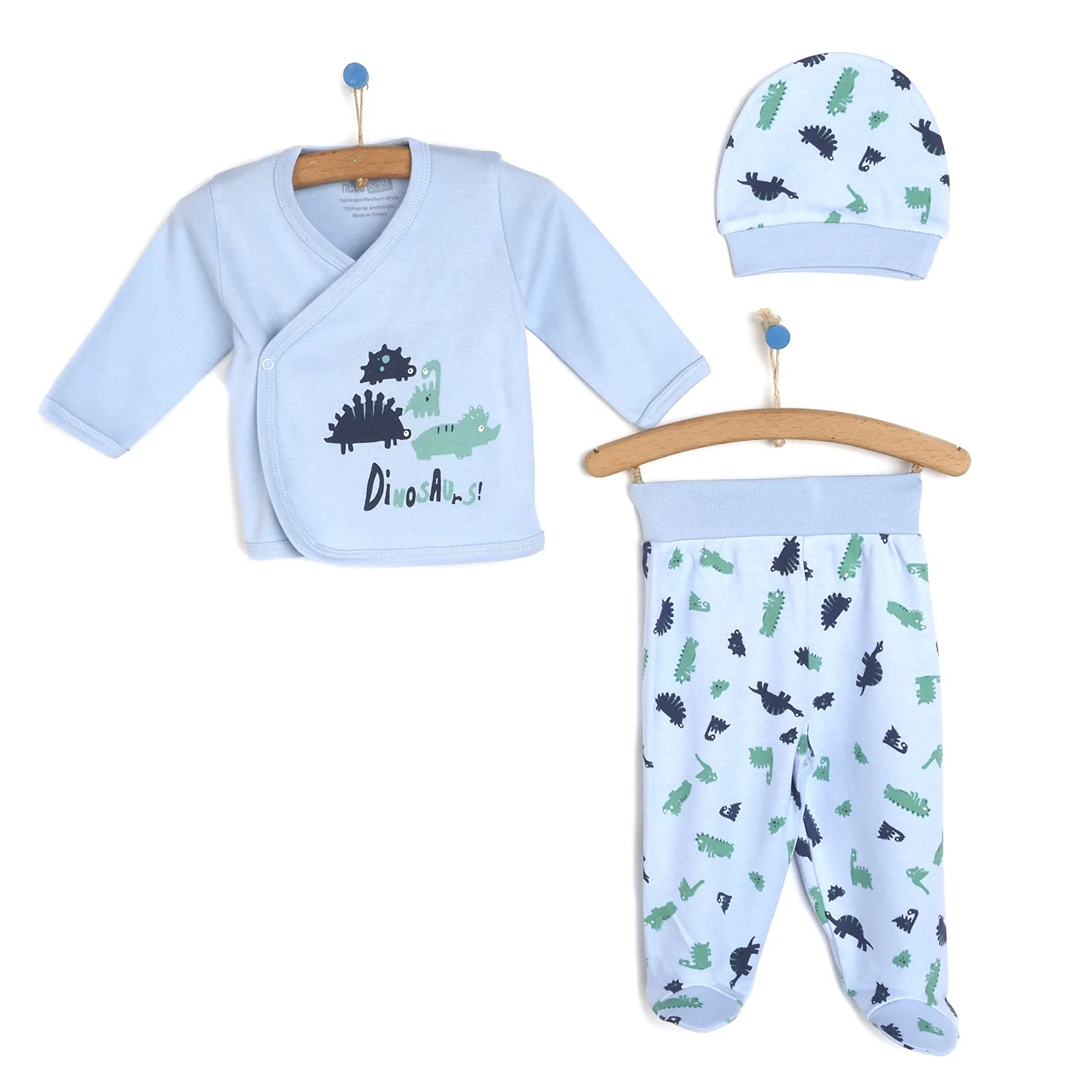 

ebebek Hellobaby Newborn Baby-hat-shoes Bottom Set Of 3