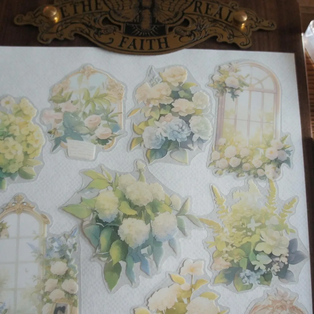 28 шт. посадка цветов по всему окна стильная наклейка для скрапбукинга сделай сам