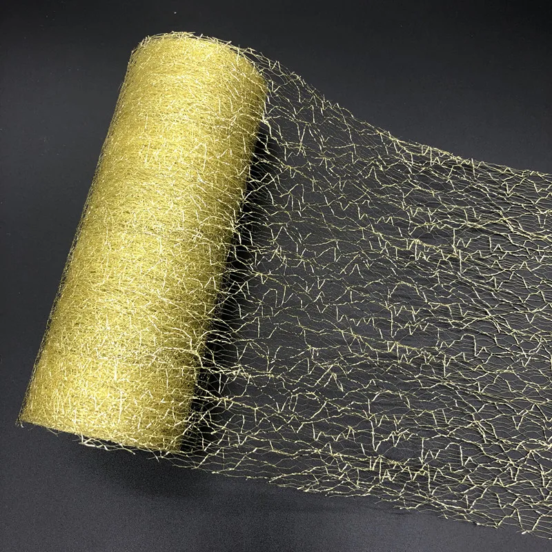 

10 Yards 15cm Gold Organza Tulle Roll Spool Tulle Fabric DIY Tutu Skirt Gift Craft Party Chair Sash Wedding Party Decoration