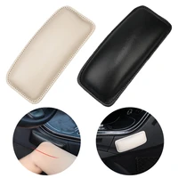 universal leather knee pad for car interior pillow comfortable elastic cushion memory foam leg pad thigh support car accessories