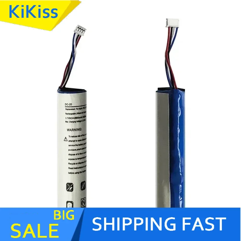 Аккумуляторы Высококачественная сменная батарея для GARMIN Alpha 100 DC50 GAA002 GAA003 GAA004 T5 TT10