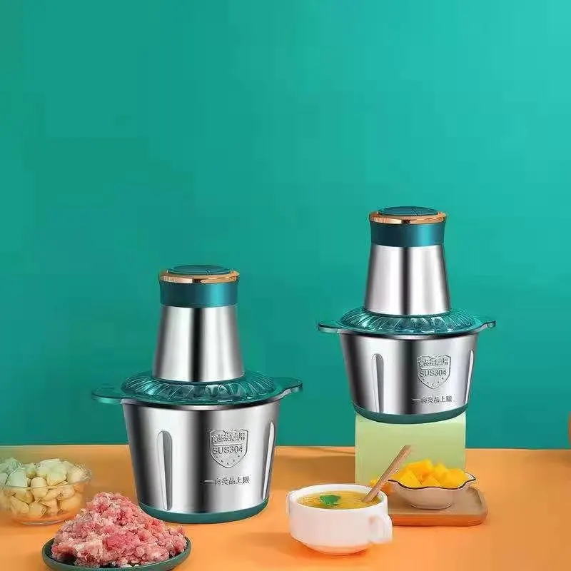 

Food Crusher Processor Electric Meat Grinders Vegetable Cutter Garlic Kitchen Blenders Stainless Steel Cocina Kitchen Products