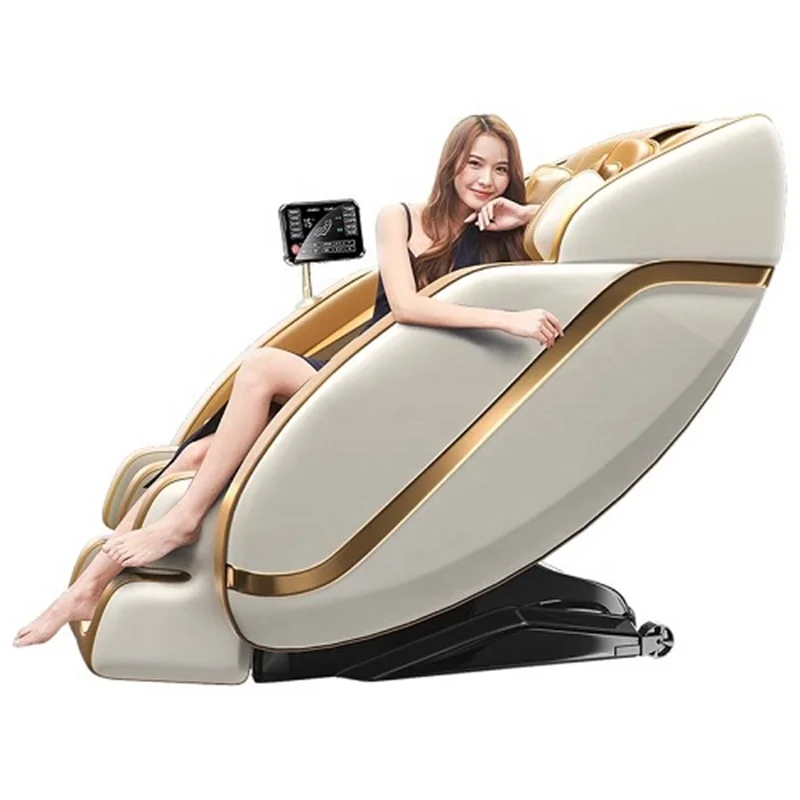

Amazon Hot Modern Real Relax Massage Electric Fullbody 4D AI Voice Control Airbag SL Track Heat Zero Gravity Massage