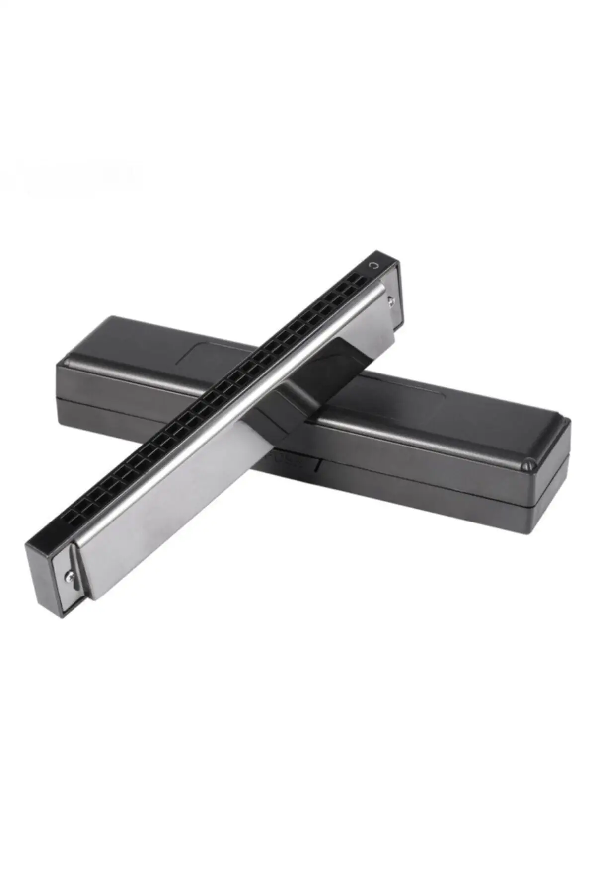 

Harmonica Instrument 24c Metal -24 Holes Chromatic with Special Box