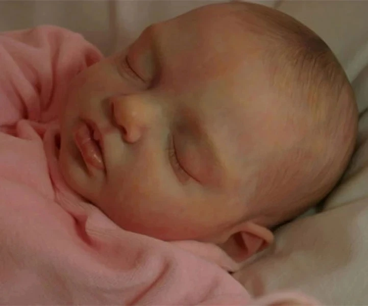 

NPK 20inch Sleeping Lifesie Newborn Doll Reborn Doll Kit Alexa Unfinished Doll Parts