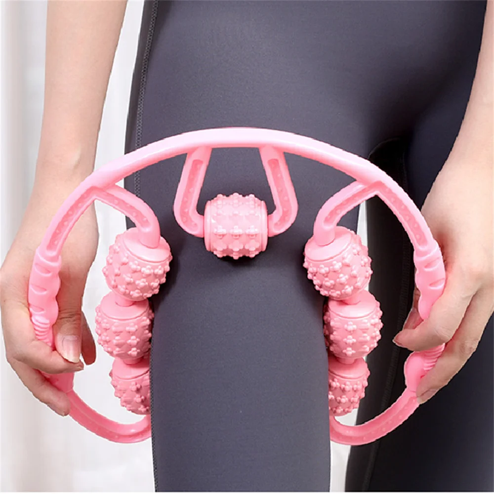 

New Yoga Massage Roller Yoga Training Device U-shaped Pilates Fitness Exercise Yoga Auxiliary Equipment Muscle Relaxation Roller