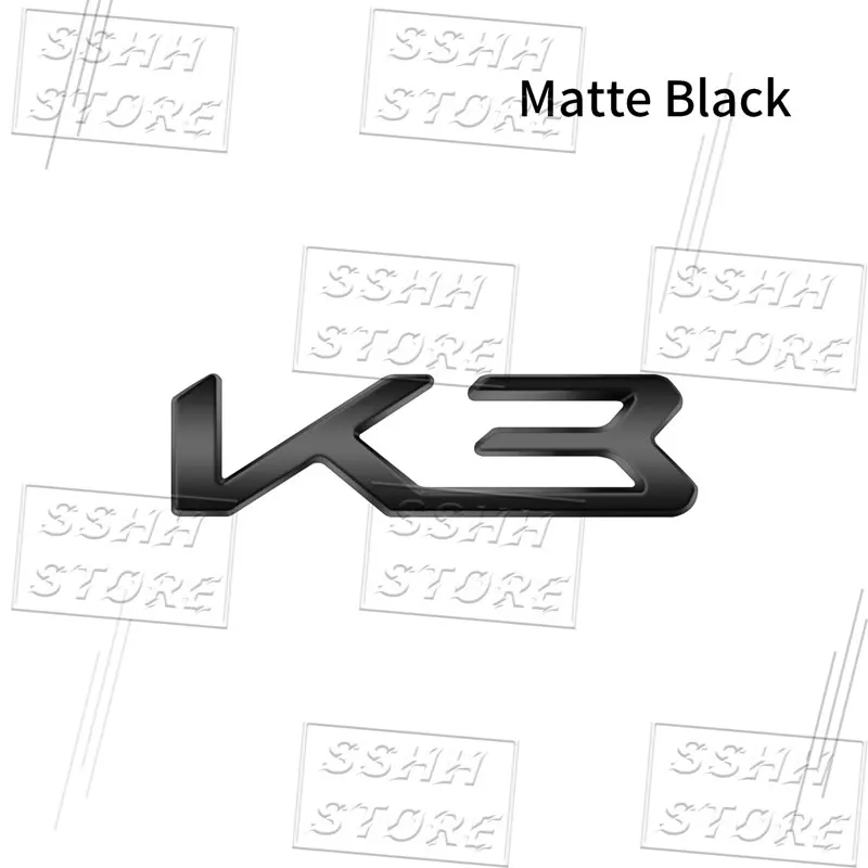 

Автомобиль 3D металлический K3 K5 K8 логотип эмблема крыло задний багажник двери бампер наклейка для Kia Forte Ceed Cerato Rio Picanto Декор