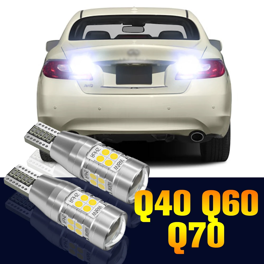 

2pcs LED Reverse Light Bulb Backup Lamp For Infiniti Q40 Q60 Q70 2013-2015 2014 Accessories