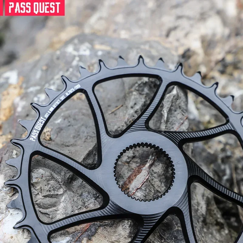 Фото PASS QUEST ROTOR Кривошипная звездочка 3 мм/6 мм со смещением, узкие широкие зубья, специальная звездочка для ротора VEGAST ALDHU Crank №4