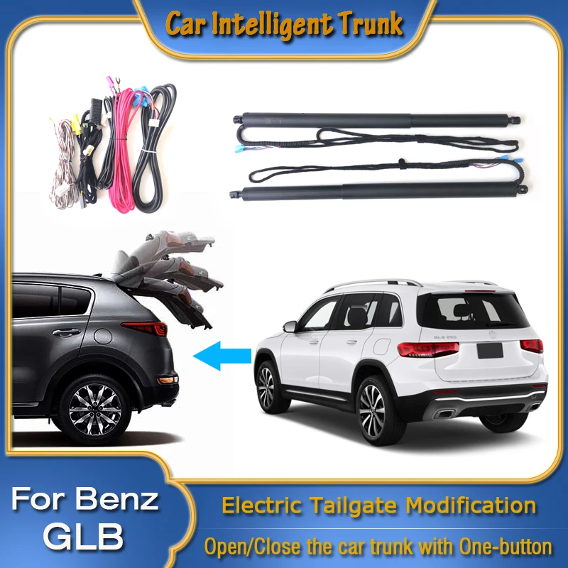 

For Mercedes Benz GLB X247 2019~2023 Car Power Trunk Opening Smart Electric Suction Tailgate Intelligent Tail Gate Lift Strut
