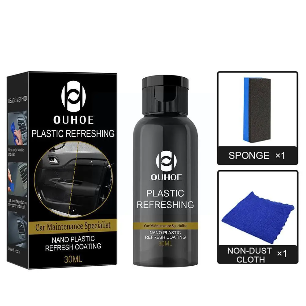 

Plastic Refreshing Car Maintenance Nano Plastic Refreshing Restorer Car Dashboard Cleaning Coating Product Agent Plastic Cl J9N2