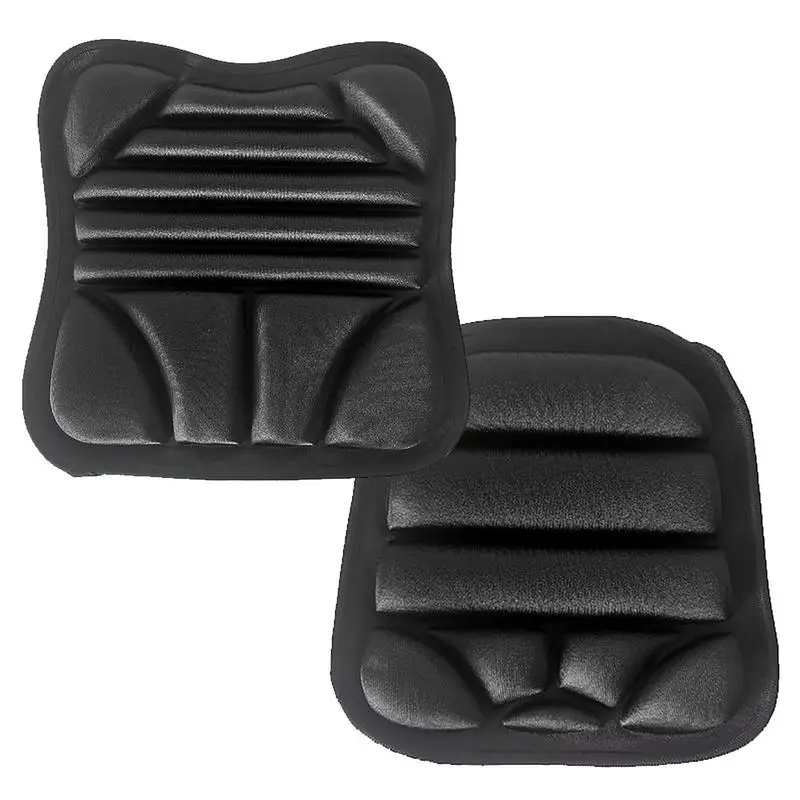 

Motorcycle Seat Pad 2pcs Motorcycle Seat Gel Pad Cushion 3D Universal Breathable Seat Cover Shock-Absorbing For Mountain Road