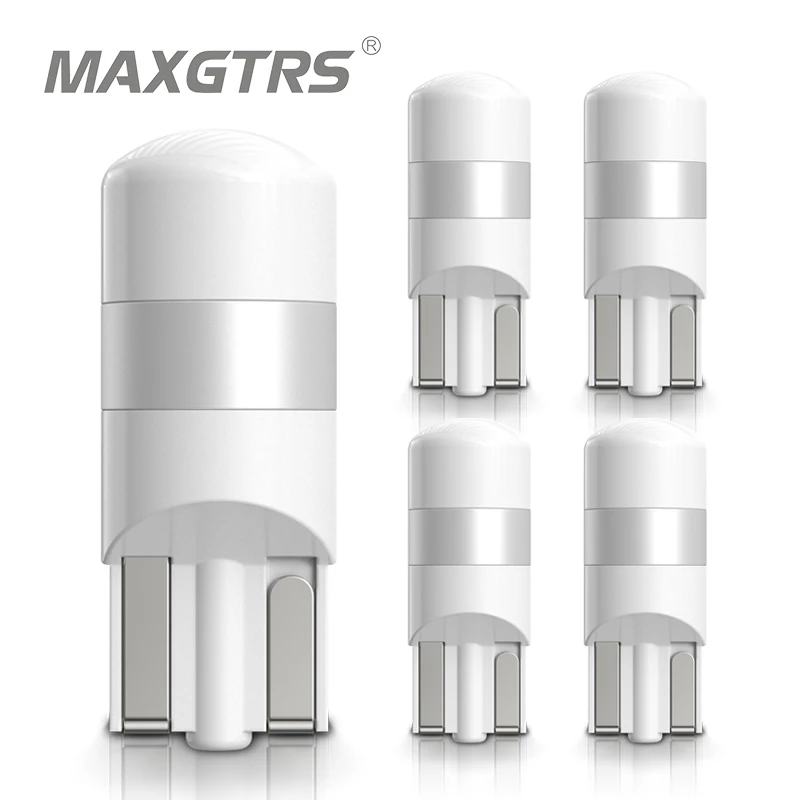 

5 шт., лампы для салона автомобиля W5W T10, 12 В