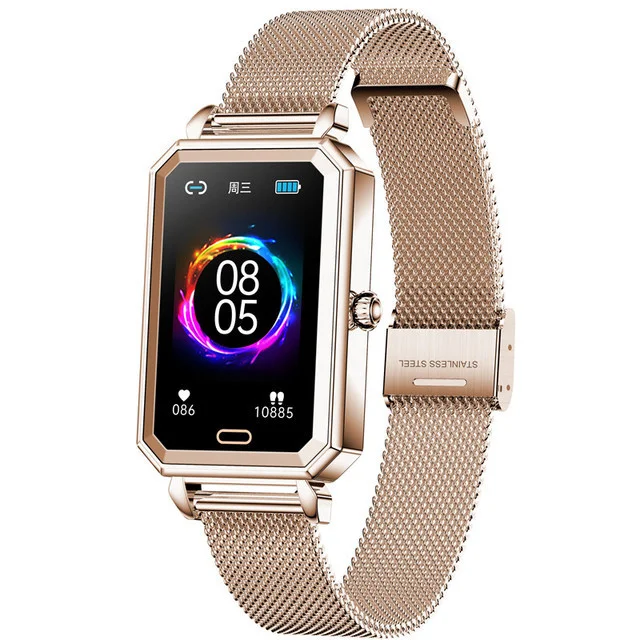 

2023 IP68 Waterproof Smart Watch HT2 Women Sports Fitness Tracker Heart Rate Sleeping Ladies Bluetooth Bracelet For Android IOS