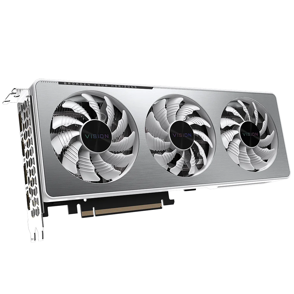 

GeForce RTX 3060 VISION OC 12G 15000 MHz GDDR6 192-bit PCI-E 4.0 ATX DP/HDMI White graphics card GPU Game card