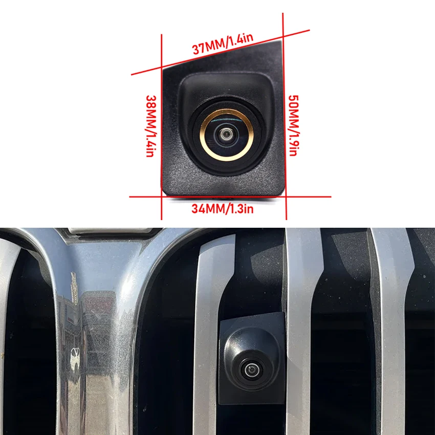 HD CCD Автомобильная камера переднего вида Парковочная система для BMW 3 серии F30 F31 F34