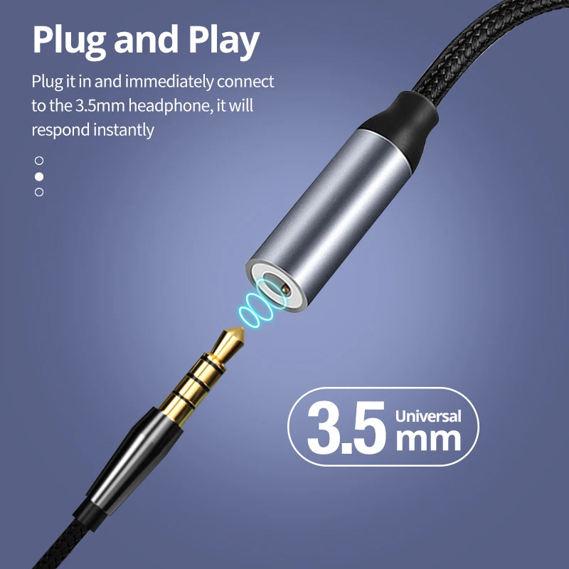 Аудиокабель с разъемами USB Type-c и штекером 3 5 мм для наушников микрофона - купить по