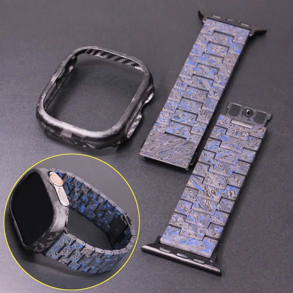 Ремешок магнитный из углеродного волокна для Apple Watch