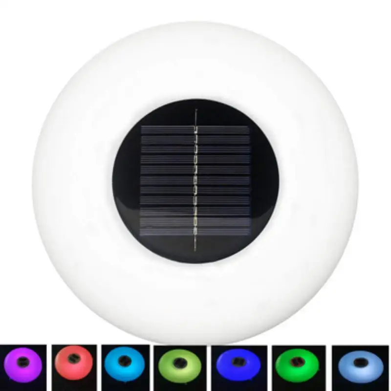 

Outdoor RGB Floating Lights Solar LED Light Underwater Lamp RGB Changeable Swimming Pool Pond Party Solar Floating Night Light