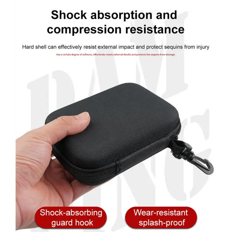 

Hard Shell Wear-resistant Sequin Storage Bag Organization Bag Decompression Organization Tools Fishing Equipment Portable