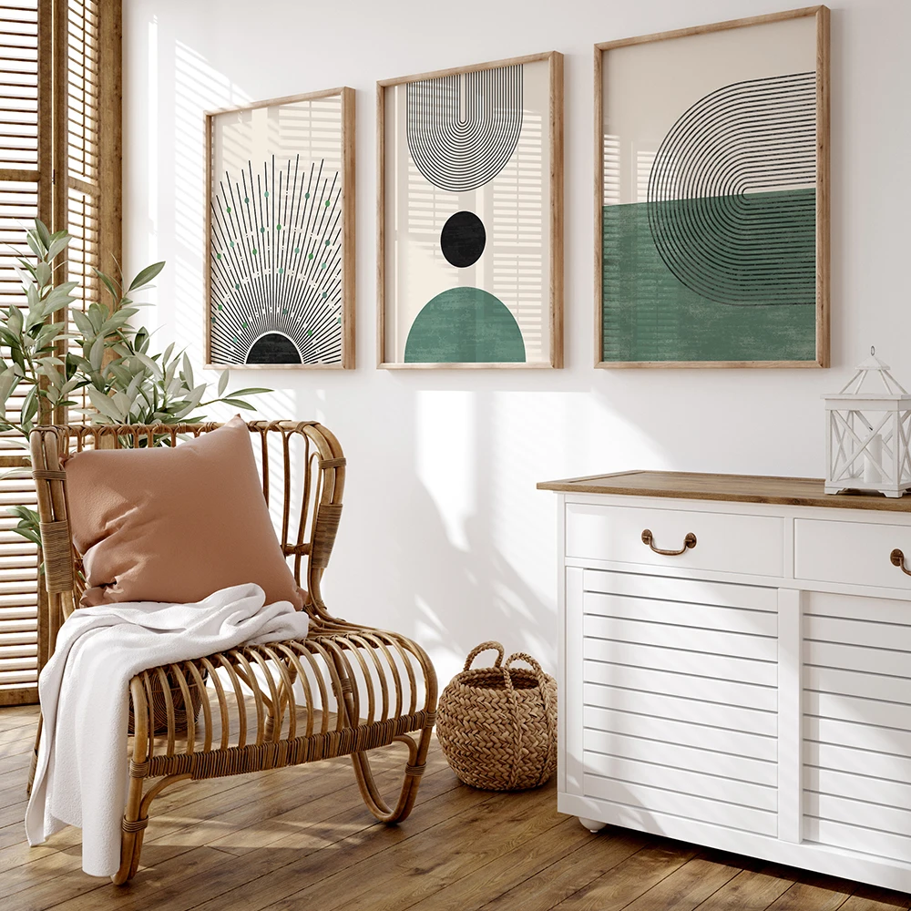 Фотообои среднего века нейтральные современные настенные картины в стиле бохо