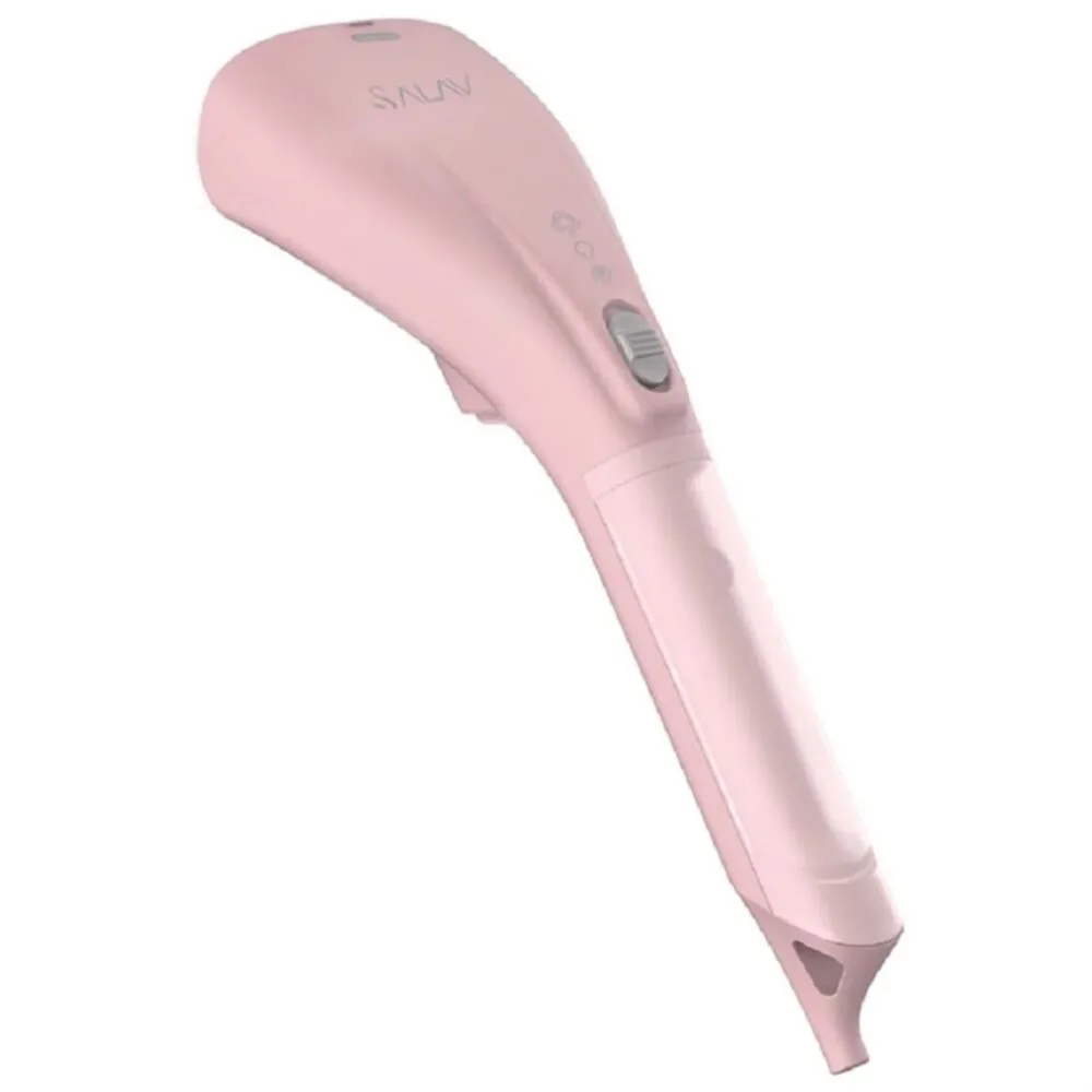 

SALAV HS-04 Quicksteam Hand Held Garment Steamer with Dual Steam Settings and No-Drip System 1000 watts, Pink