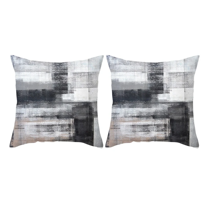 

New Homeware Sofa Pillow Cover Abstract Peach Skin Pillow Cover Watercolor Print Cushion Cover 3