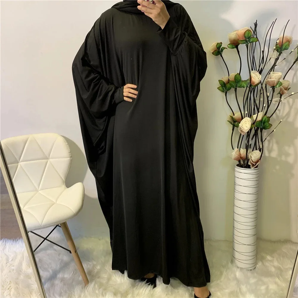 Women Abaya Dubai Modest Dress for Muslim 2022 New Fashion Big Sleeve Long Sleeve Robe Casual Long Dresses Eid Ramandan Clothes
