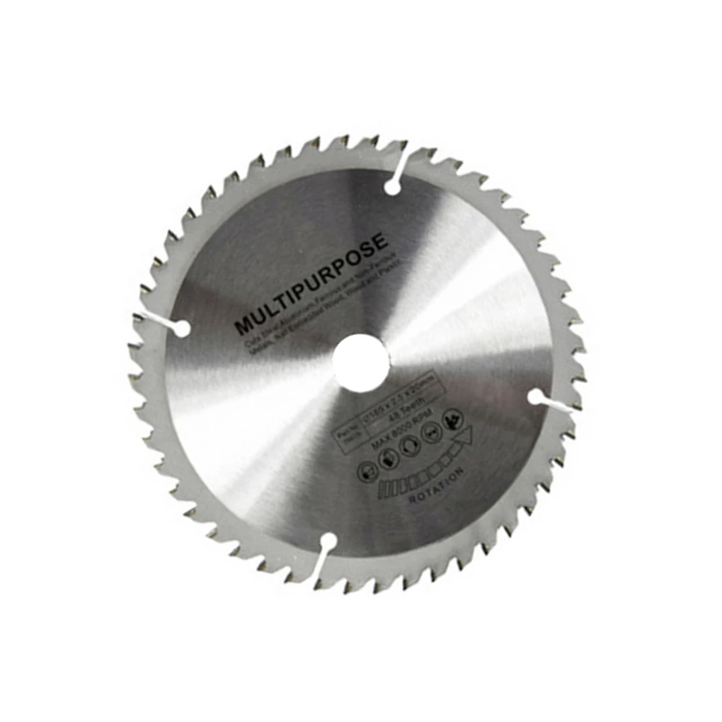 

48T Solid Carbide Circular Saw Blade Round Universal TCT Multifunctional Cutting Machine Blade Metal Discs Tool Rotary Tool
