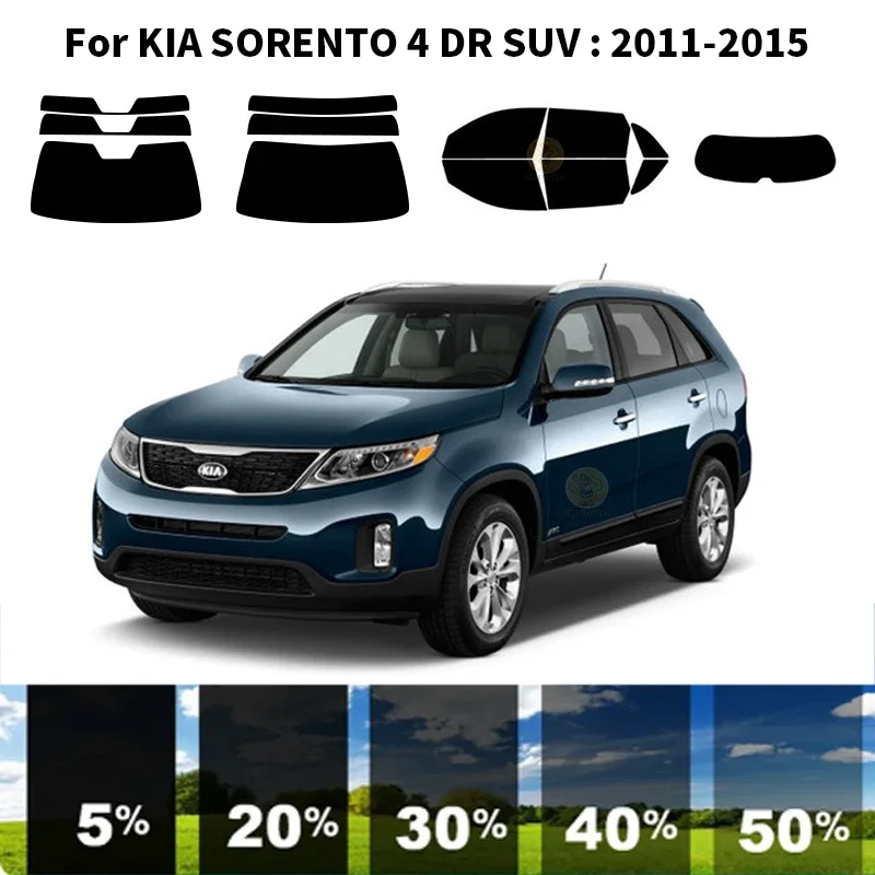 

Нанокерамическая Автомобильная УФ-пленка Precut для окон, автомобильная оконная пленка для KIA SORENTO 4 DR SUV 2011-2015