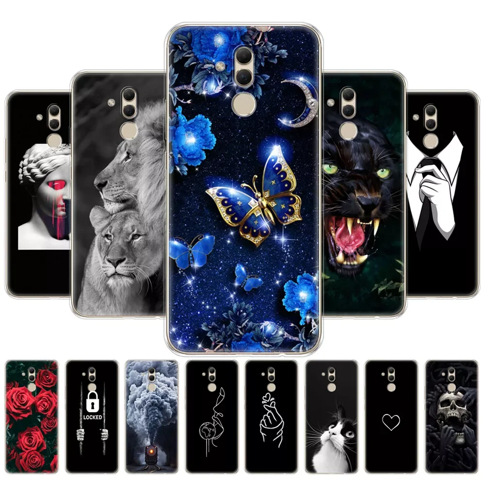 

Case For Huawei Mate 20 Lite Case 6.3" Inch Transparent Silicon Soft Phone For Huawei Mate 20 Lite Cover Coque Capa
