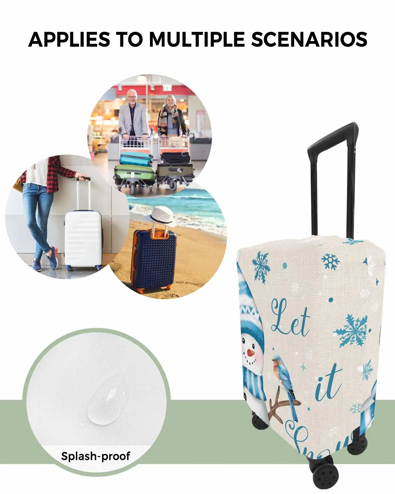 Рождественский зимний защитный чехол для моккинга аксессуары путешествий