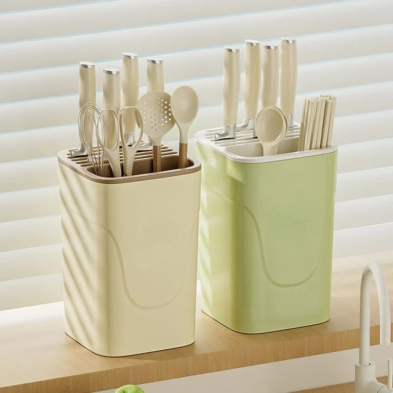 Милый медведь нож шеф-повара угловой держатель пластиковый белый посуда