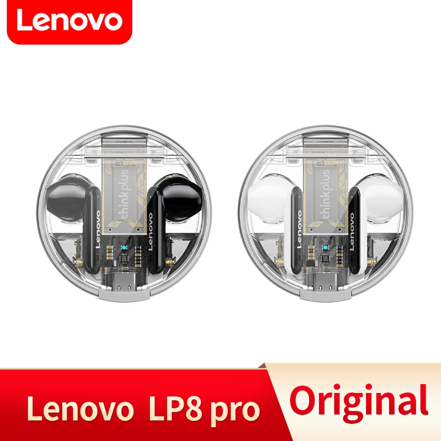 

Original Lenovo LP8Pro Headphone Bluetooth TWS Wireless Earbuds Stereo Sports Earhook Earphone With Dual HD Microphone