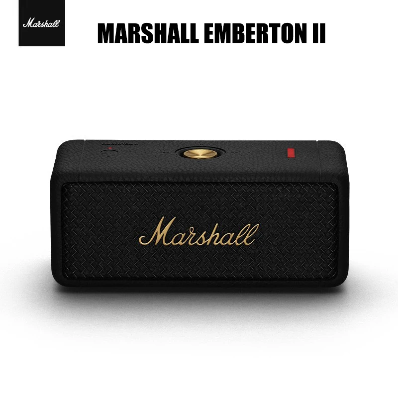 Беспроводной динамик MARSHALL EMBERTON II, Портативная колонка с Bluetooth, мощная басовая звуковая панель, уличный водонепроницаемый сабвуфер Rock 60 Вт