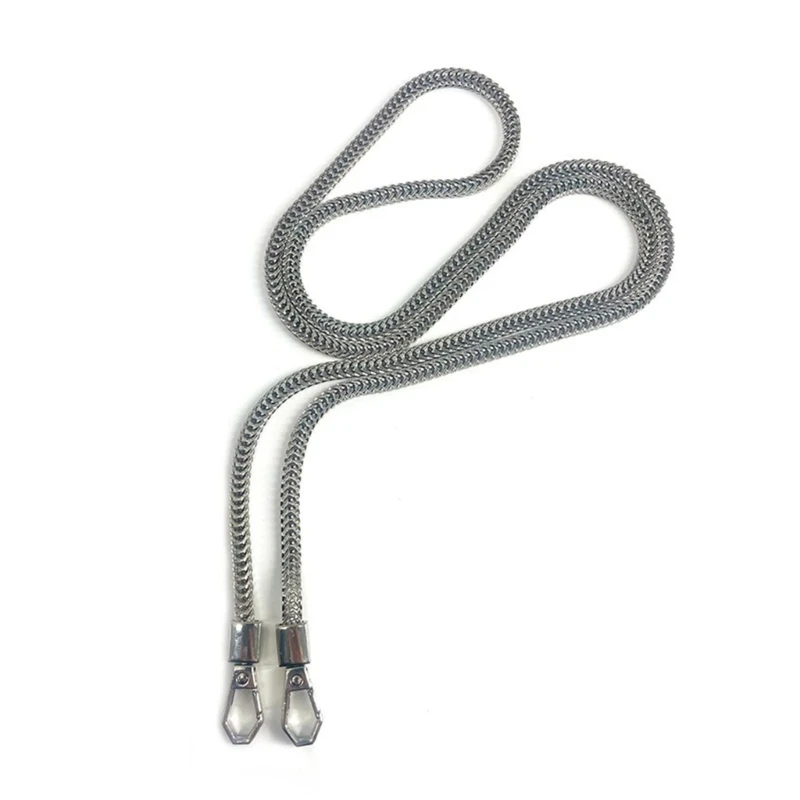 

Shoulder Crossbody Bag Accessories Replacement Chains Handbag Clutches Bags Strap 113cm Straps Metal Chain with Buckles