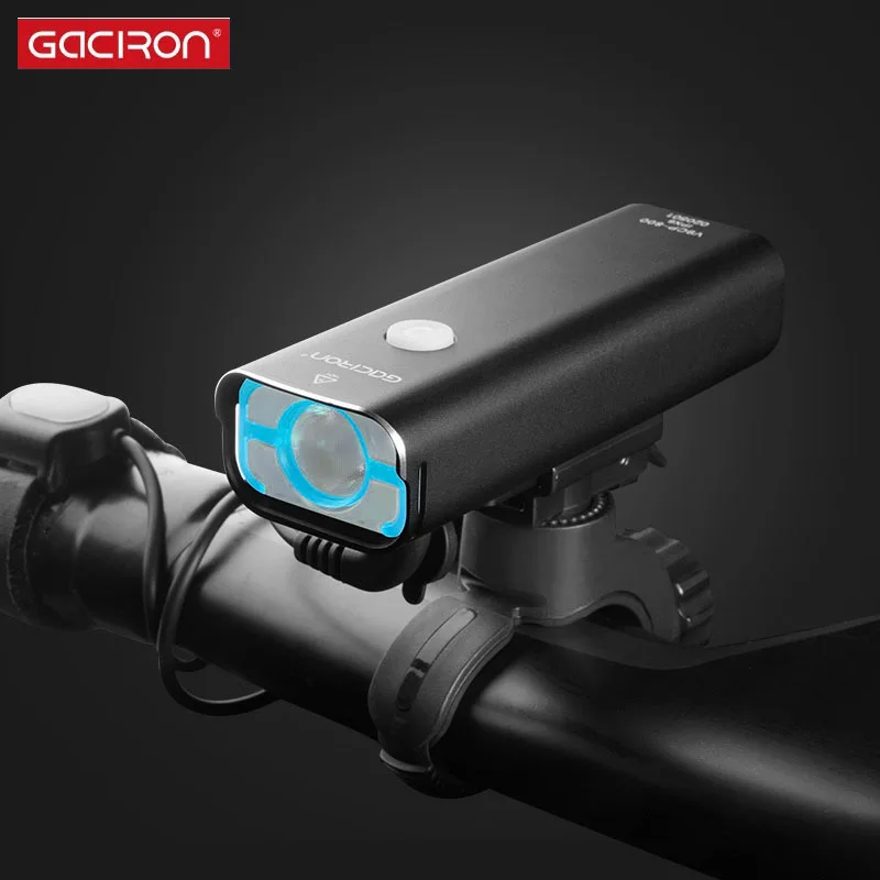Велосипедная фара Gaciron 800Lms 5 режимов с памятью режима 2500 мАч USB-зарядка компактный