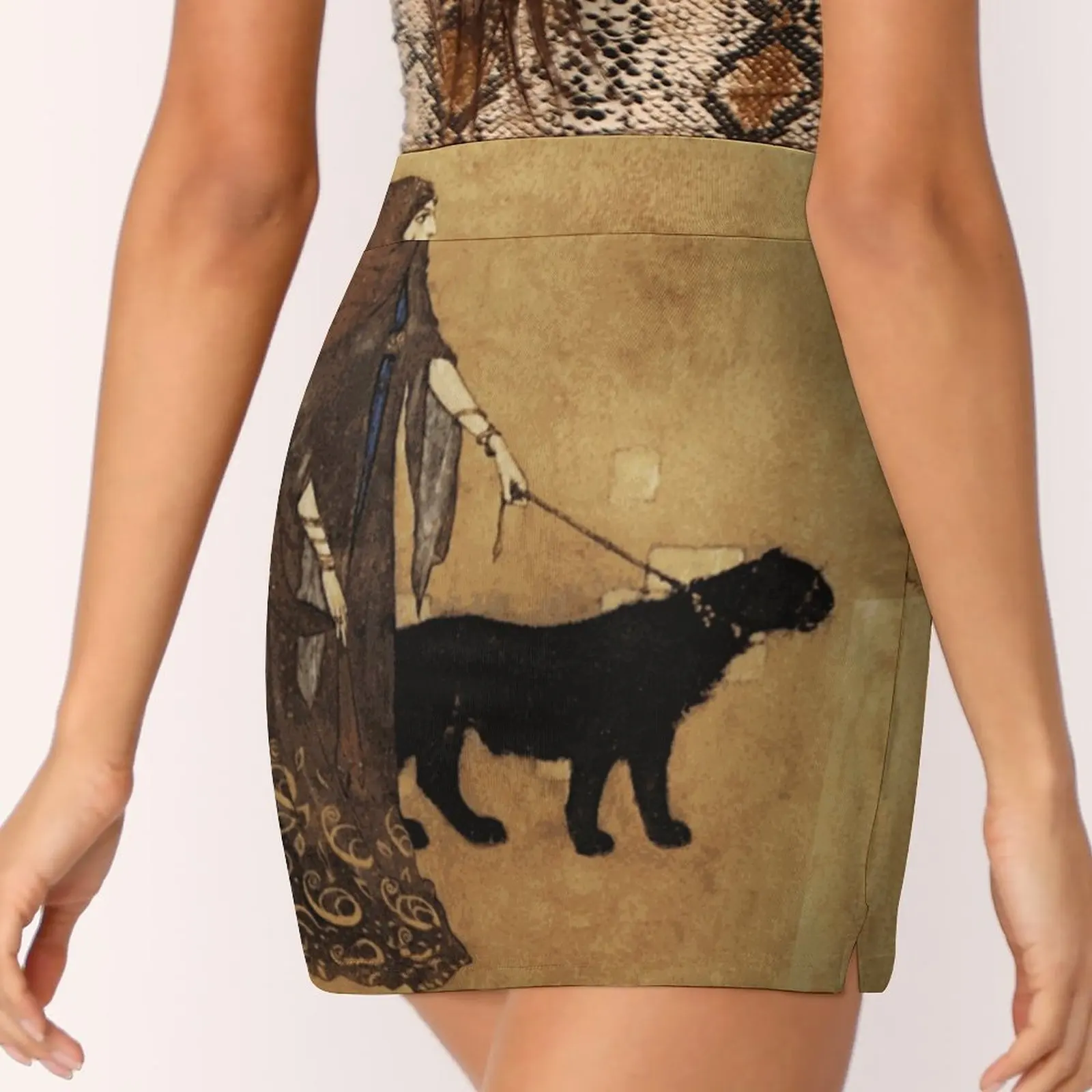 Королева из черного дерева От Эдмунда Даллака летние женские шорты юбка 2 в 1 для