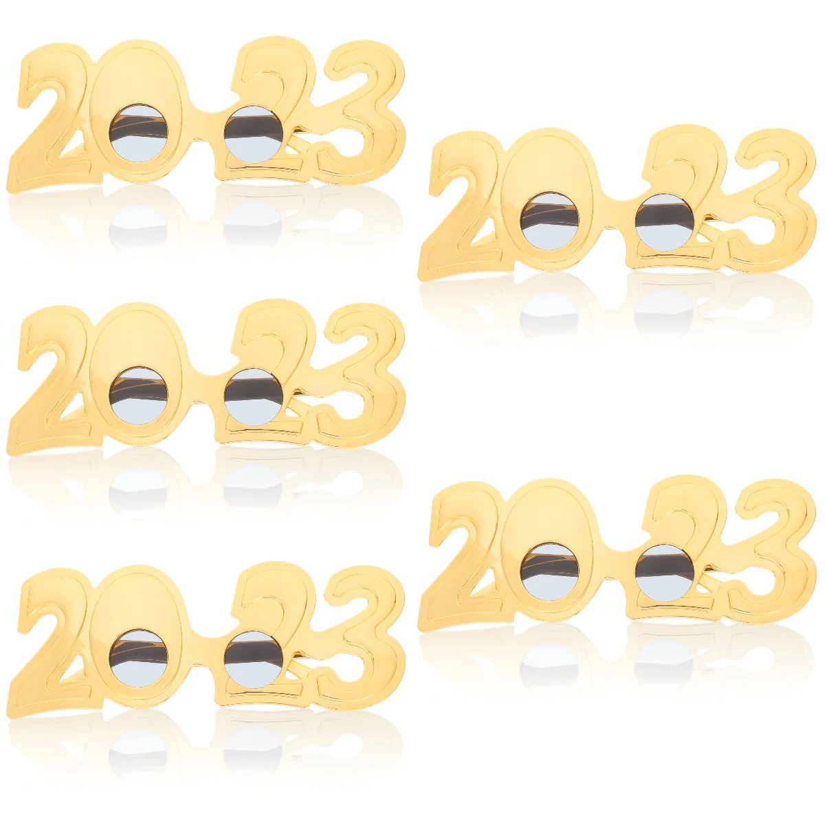 

5 пар изысканных креативных новогодвечерние ничных очков, принадлежности для вечеринок, забавные танцевальные очки на выпускной