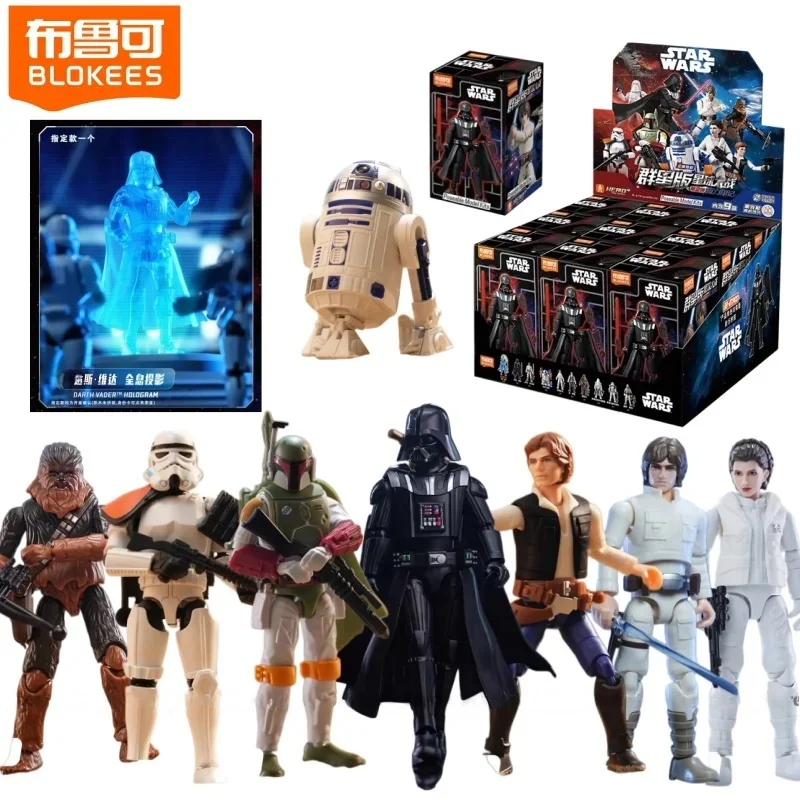 Фото Игрушка-конструктор BLOKEES Star Wars: Дарт Вейдер, Люк Скайуокер, Принцесса Лея, Сэндтугр – подарок для коллекционеров №2
