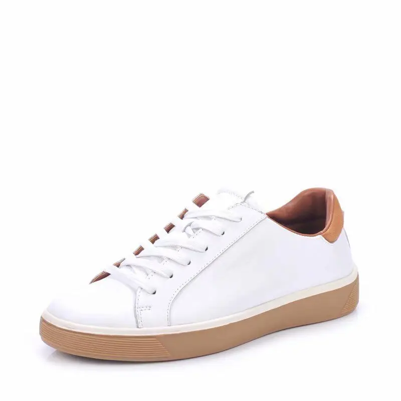 

Golf Men's shoes 2022 spring fashion small white shoes men's trendy breathable leather all-match men's casual shoes
