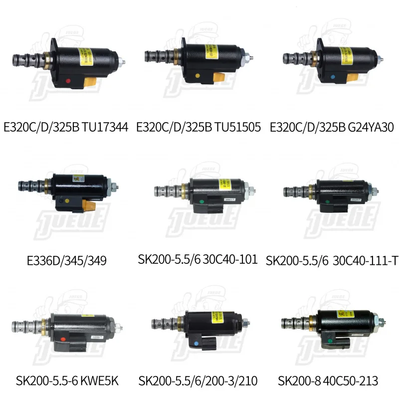 Фото Электромагнитный клапан гидравлического насоса KDRDE5K-20/40C07-109 YN35V00004F1 SKX5P-17-208 №2