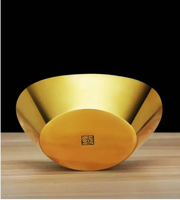 Китайский золотой фэншуй счастливые деньги твердый медный орнамент домашний