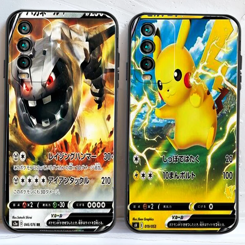 

Pokémon Flash Card Phone Cases For Xiaomi Redmi 7 7A 9 9A 9T 8A 8 2021 7 8 Pro Note 8 9 Note 9T Funda Carcasa Back Cover