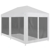 4x3 m receiving tent with 6 mesh walls